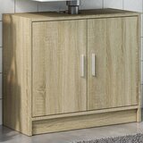 vidaXL Omarica za umivalnik sonoma hrast 63x29x55 cm inženirski les Cene