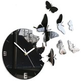 Moderna stenska ura BUTTERFLY NH003 (samolepilne stenske ure) Cene