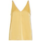 Vila Top Ravenna V-Neck - Cornsilk žuta Cijene