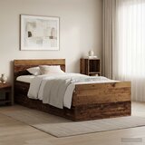  Krevetna konstrukcija Staro drvo 90 x 200 cm Konstruirano drvo | shoptok.hr