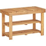  Stalak za cipele od masivnog bagremovog drva 70 x 32 x 46 cm | shoptok.hr