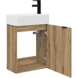  Jedinstveni ormar za kupaonicu s umivaonikom Hrast artisan | shoptok.hr