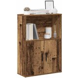 vidaXL Knjižna omara starinski les 60x24x85 cm inženirski les | Shoptok.si