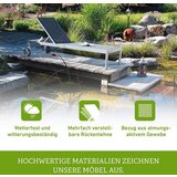 Gardenson Ležalnik Rimini, Siva | Shoptok.si