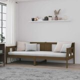  Dnevni ležaj od masivne borovine smeđa boja meda 90 x 190 cm | Eponuda.com