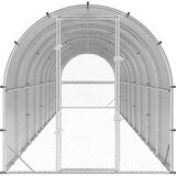  Kokošinjac Srebrna 1000 x 200 x 200 cm Pocinčani čelik | shoptok.hr