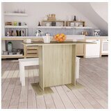  Jedilna miza sonoma hrast 110x60x75 cm iverna plošča | Shoptok.si