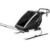 Thule Chariot Lite 2 zeleno (agava)/crna sportska dječja kolica i prikolica za bicikl za dvoje djece (4u1) | shoptok.hr