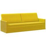SOFA za 3 osobe Žuta 220 x 81 x 82 cm Baršun | shoptok.hr