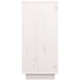  Komoda bijela 60 x 34 x 75 cm od masivne borovine | shoptok.hr