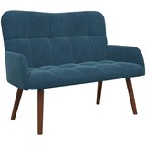 SOFA za dvije osobe Plava 115 x 61 x 87 cm Baršun | Eponuda.com