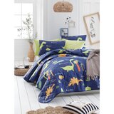  dinolar - dark blue dark blue king quilted bedspread set (fr) | ePonuda.com