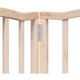 vidaXL Vrata za pse s vratašcima 6 panela sklopiva 300 cm drvo topole | shoptok.hr