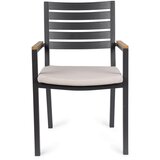 BIZZOTTO Antracitno sive metalne vrtne stolice u setu 4 kom Henna – | shoptok.hr
