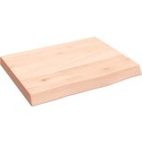 vidaXL Stenska polica 40x30x4 cm neobdelana trdna hrastovina Cene