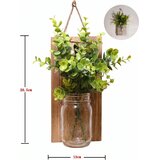 DYBOHF 2x dekoracija v kozarcu z umetno rastlino | Shoptok.si