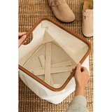 Bigso Kremno bela tekstilna škatla za shranjevanje 30x30x30 cm Bamboo/Linen Cube – | Shoptok.si