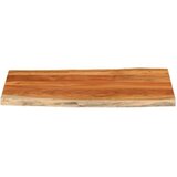 Stolna ploča 100x60x3 8 cm pravokutna bagremovo drvo živi rub | shoptok.hr