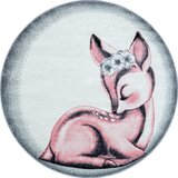 Ben'n'jen Svijetlo ružičasti/svijetlo sivi dječji tepih ø 120 cm Bambi – | shoptok.hr