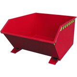 eurokraft pro Prekucni zaboj, nizka izvedba (E), prostornina 1,0 m³, ognjeno rdeče barve | Shoptok.si