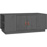  Klubska mizica siva 100x50x41 cm trdna borovina, (20711728) | Shoptok.si