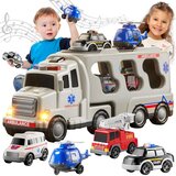 Woopie road tegljač set od 5 automobila - hitna pomoć | shoptok.hr