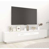 vidaXL TV ormarić s LED svjetlima bijeli 200 x 35 x 40 cm | shoptok.hr