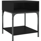  Noćni ormarići 2 kom crni 40 x 41 x 50 cm od konstruiranog drva | Eponuda.com