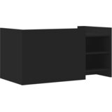  Stolić za kavu crni 100 x 50 x 50 cm od konstruiranog drva | shoptok.hr