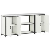 vidaXL Kuhinjski set za pohranu 3 pcs Bijela 210 x 50 x 92 cm | shoptok.hr