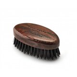 Acca Kappa, Treviso. beard brush wenge wood black natural bristles