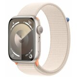 Apple watch S9 gps mr983se/a 45mm starlight alu case w starlight sport loop, pametni sat Cene