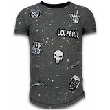 Local Fanatic Majice s kratkimi rokavi 67586450 Siva | Shoptok.si