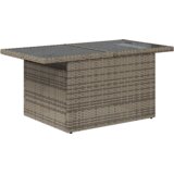 vidaXL 9-delni vrtni set za sedenje z blazinami siva poli ratan | Shoptok.si