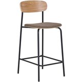 House Nordic Crna/smeđa sklopiva barska stolica u dekoru jasena (visine sjedala 66 cm) Estepona – | shoptok.hr