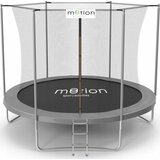 MOTION Proizvod sa nedostatkom - OUTLET - siva trambolina 305 sa unutrašnjom mrežom i merdevinama ( OM-710115 ) | ePonuda.com