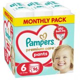 Pampers pants pelene monthly 6 prem. 13-19kg 96kom u