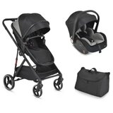 Cangaroo Kolica za bebe marbella 2u1 black ( CAN6502 )