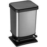 Rotho Pedalni zabojnik Paso (20 l, Plastika, Carbon kovinsko) | Shoptok.si