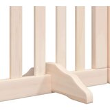 vidaXL Ograda za pse z vrati zložljiva 9 panelov 450 cm topolovina | Shoptok.si