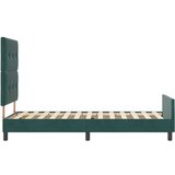  Krevet Smeđa Zeleni 90x200 cm Baršun | shoptok.hr