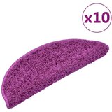  Otirači za stepenice 10 kom 65 x 21 x 4 cm ljubičasti | shoptok.hr