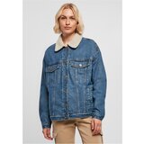 UC Ladies Ladies Oversized Sherpa Denim Jacket clearblue washed | Shoptok.si