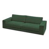 Bobochic Paris Temno zelena sedežna garnitura iz rebrastega žameta 274 cm Leonard – | Shoptok.si
