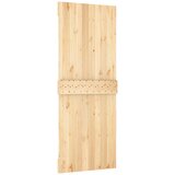  Klizna vrata 80 x 210 cm Čvrsta borovina (neobrađena) | shoptok.hr