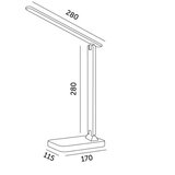 Brilagi LED prigušiva stona lampa MODO LED/7W/230V 3000/4000/6500K crna | Eponuda.com