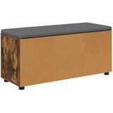  Klupa za hodnik s jastukom Dimljeni Hrast 100 x 38 x 46 cm | Eponuda.ba
