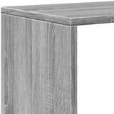 vidaXL Pregrada s knjižno omaro 3-nadstropna siva sonoma 123x29x123 cm | Shoptok.si