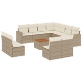 Maison Chic Seti vrtnega pohištva - Vrtna garnitura - Vrtni pohištvo set 12-delna z blazinami bež poli ratan, (21817058) | Shoptok.si