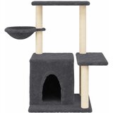  Penjalica za mačke sa stupovima za grebanje tamnosiva 83 cm | shoptok.hr